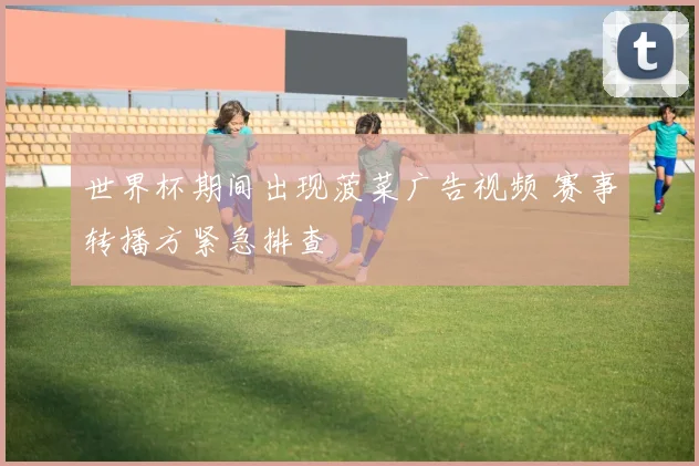 世界杯期间出现菠菜广告视频 赛事转播方紧急排查